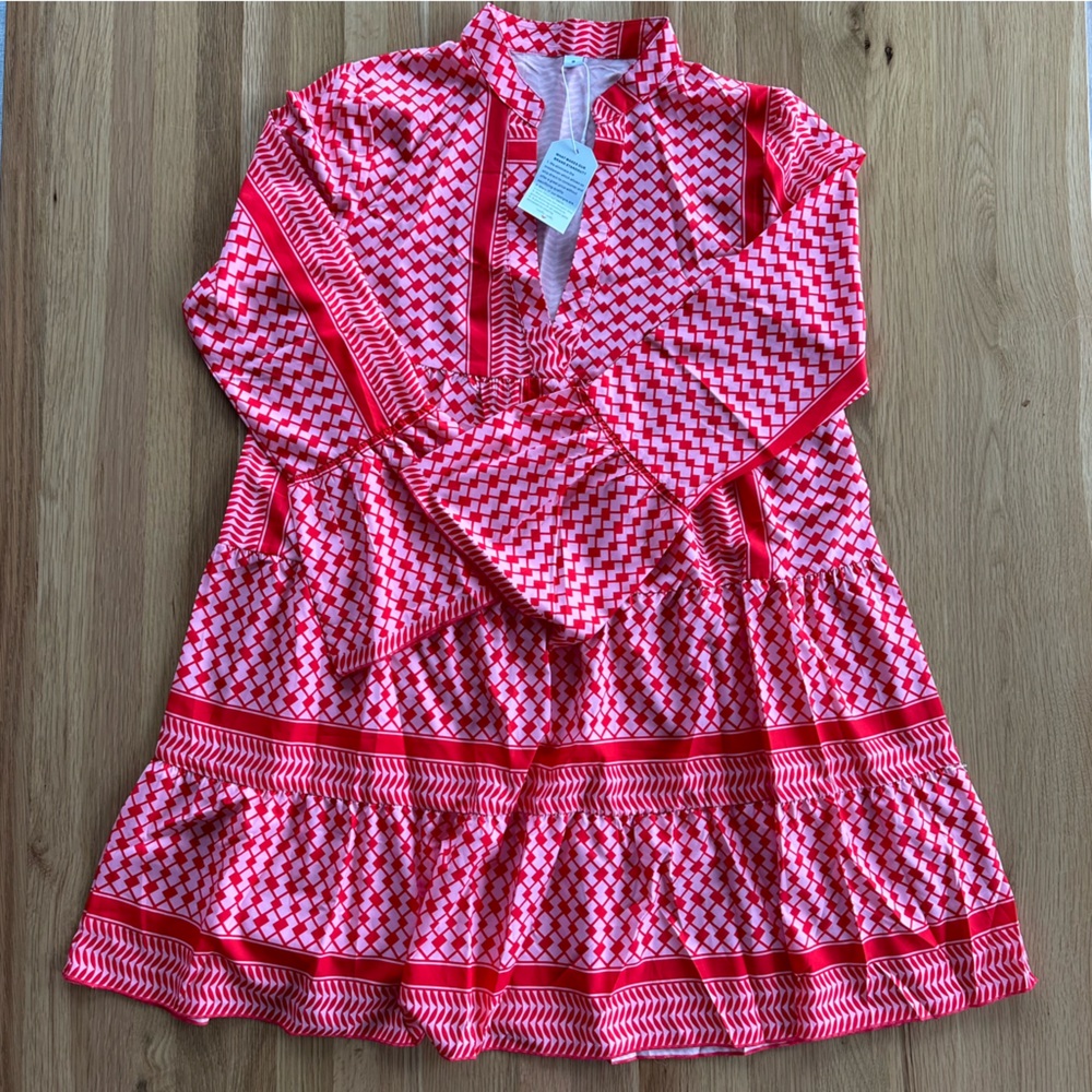 Red/Pink Dress/Cover-up